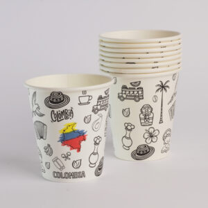 Vaso de cartón de 5 oz Ref. CAFETERITO
