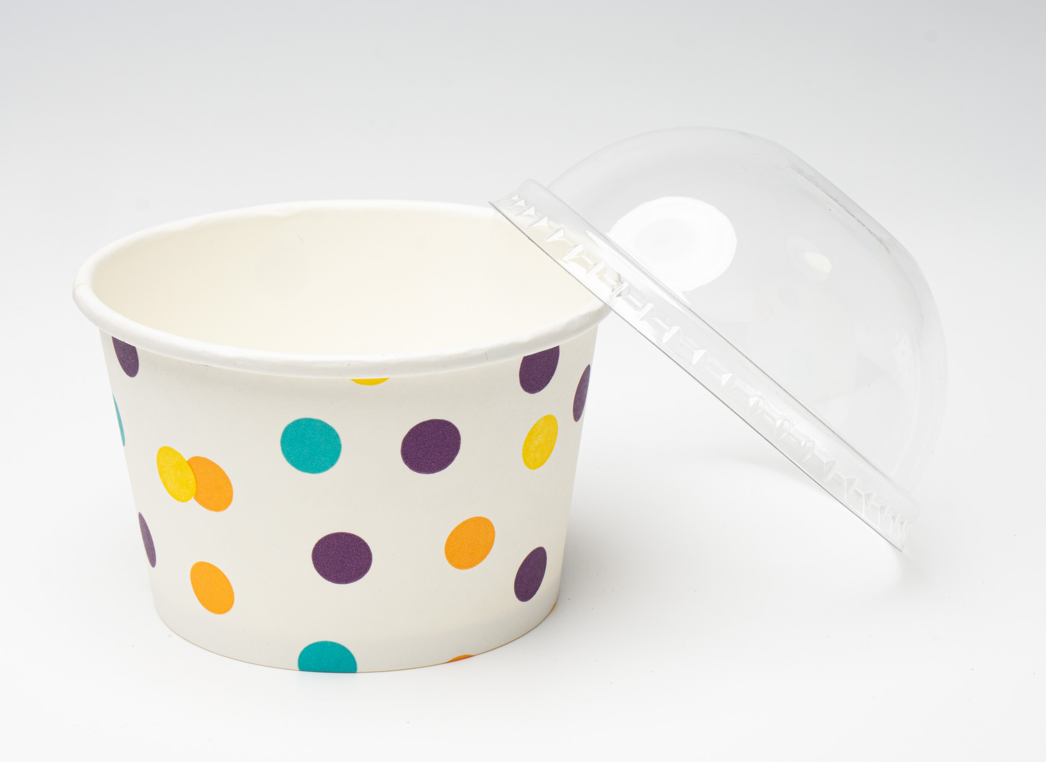 Tapa Domo Contenedor de Helado 6 y 8 oz - Imagen 3