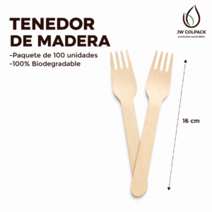 Tenedor de Madera