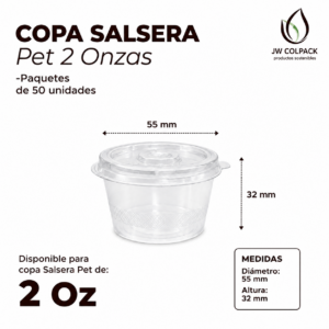Copa Salsera PET 2 Onzas